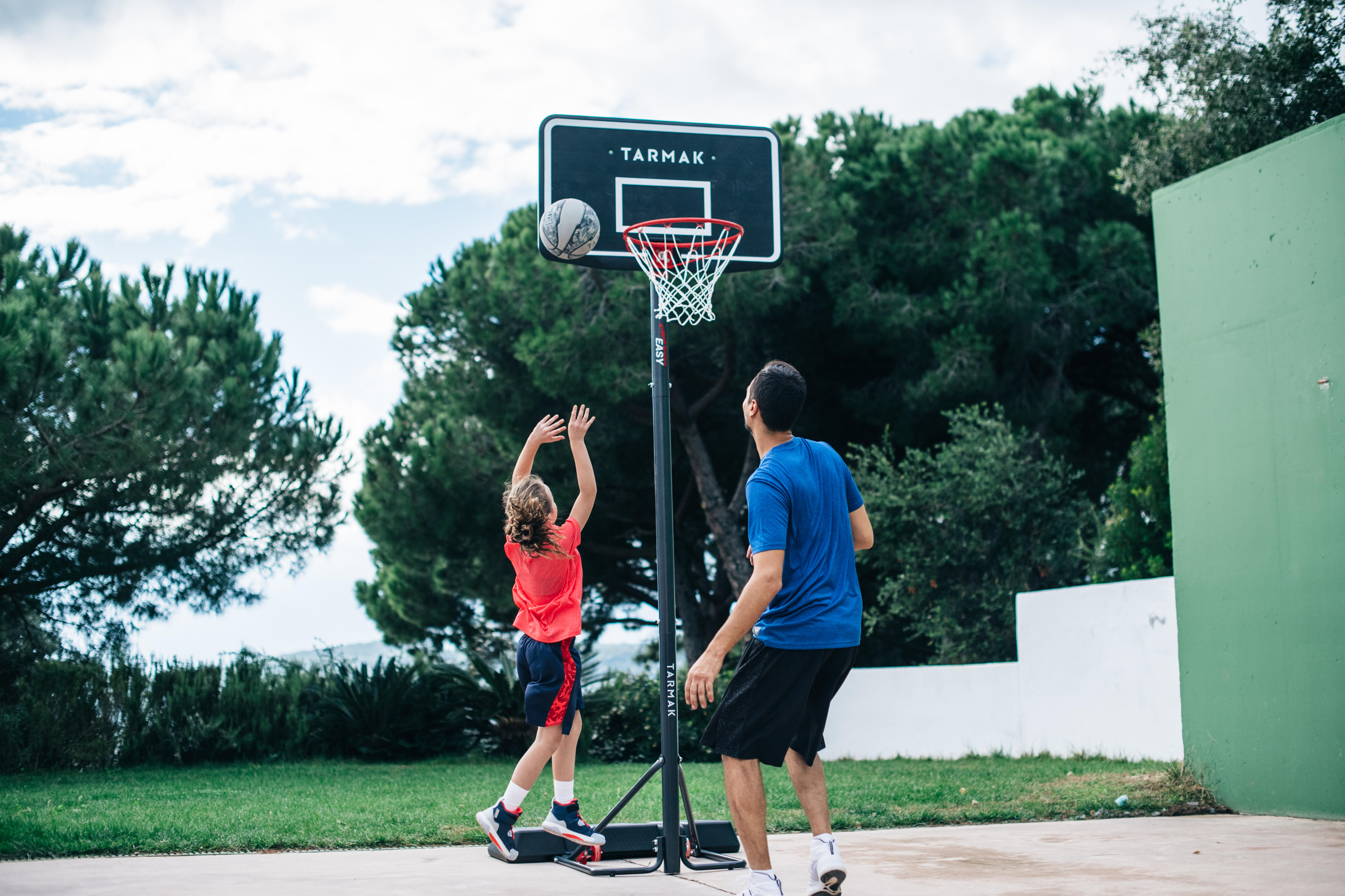 Basketball Hoop with Adjustable Stand - B 100 Easy Black - TARMAK