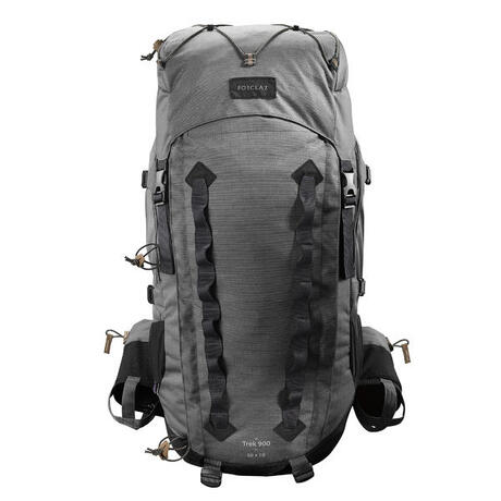 backpack 50l trekking 10l trek mountain grey forclaz