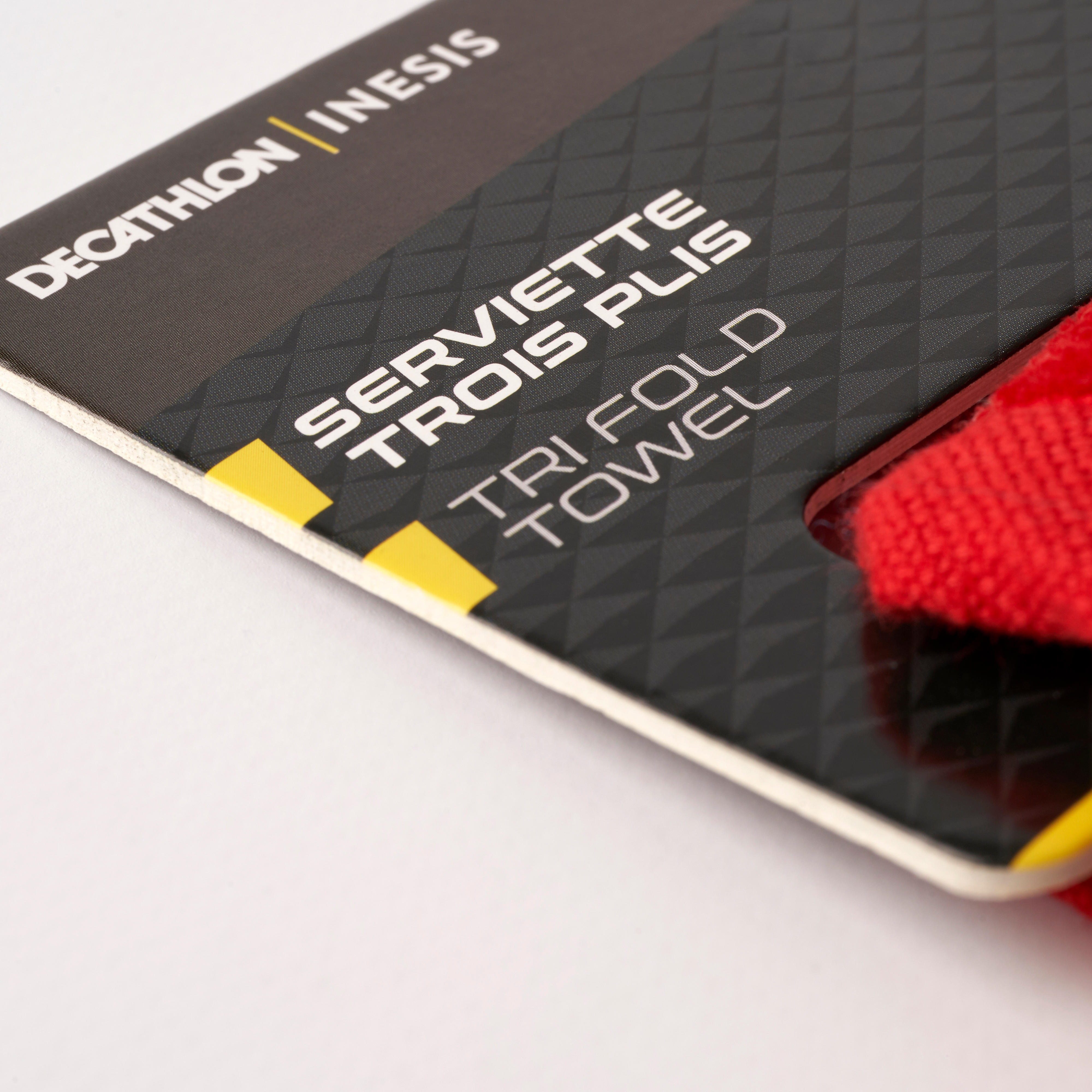 Tri-Fold Golf Towel - Inesis Red - INESIS