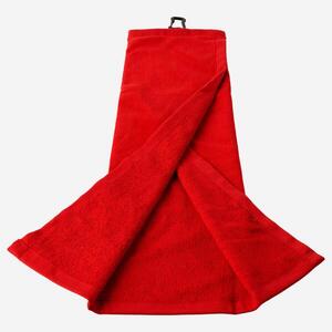 TOALLA DE GOLF TRES PLIEGUES - INESIS ROJO