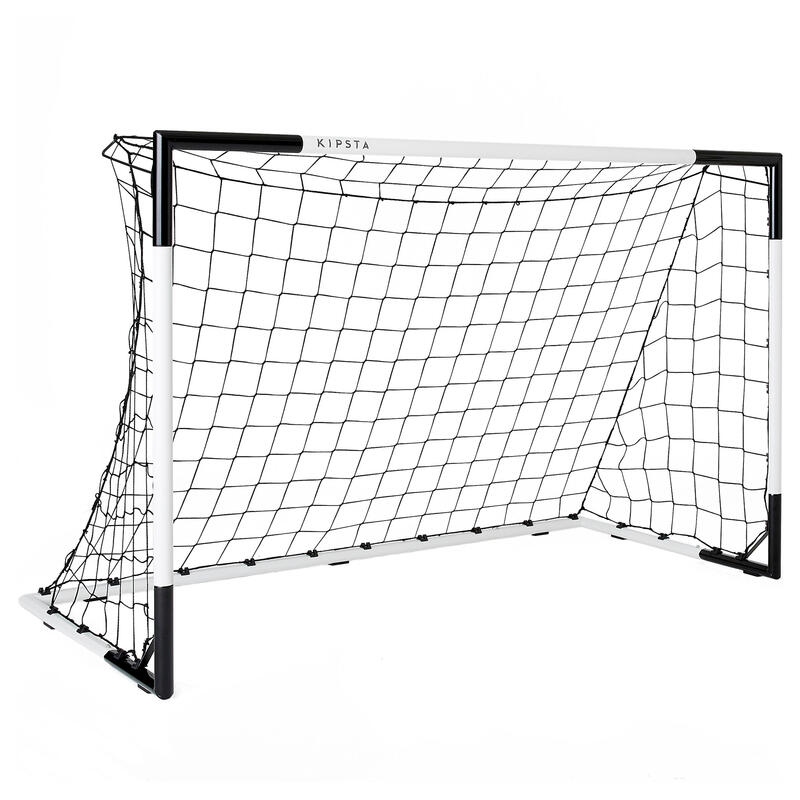 Voetbaldoeltje Classic Goal SG500 maat M 1,80x1,20 m wit/zwart