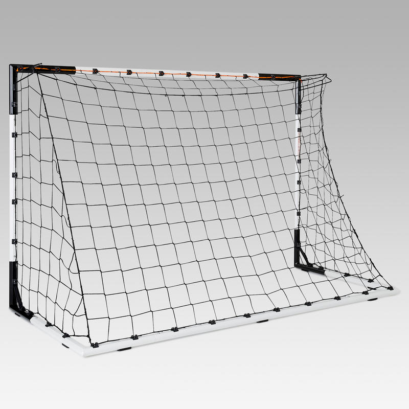 Size M Football Goal SG 500 White 6 x 4 ft Decathlon