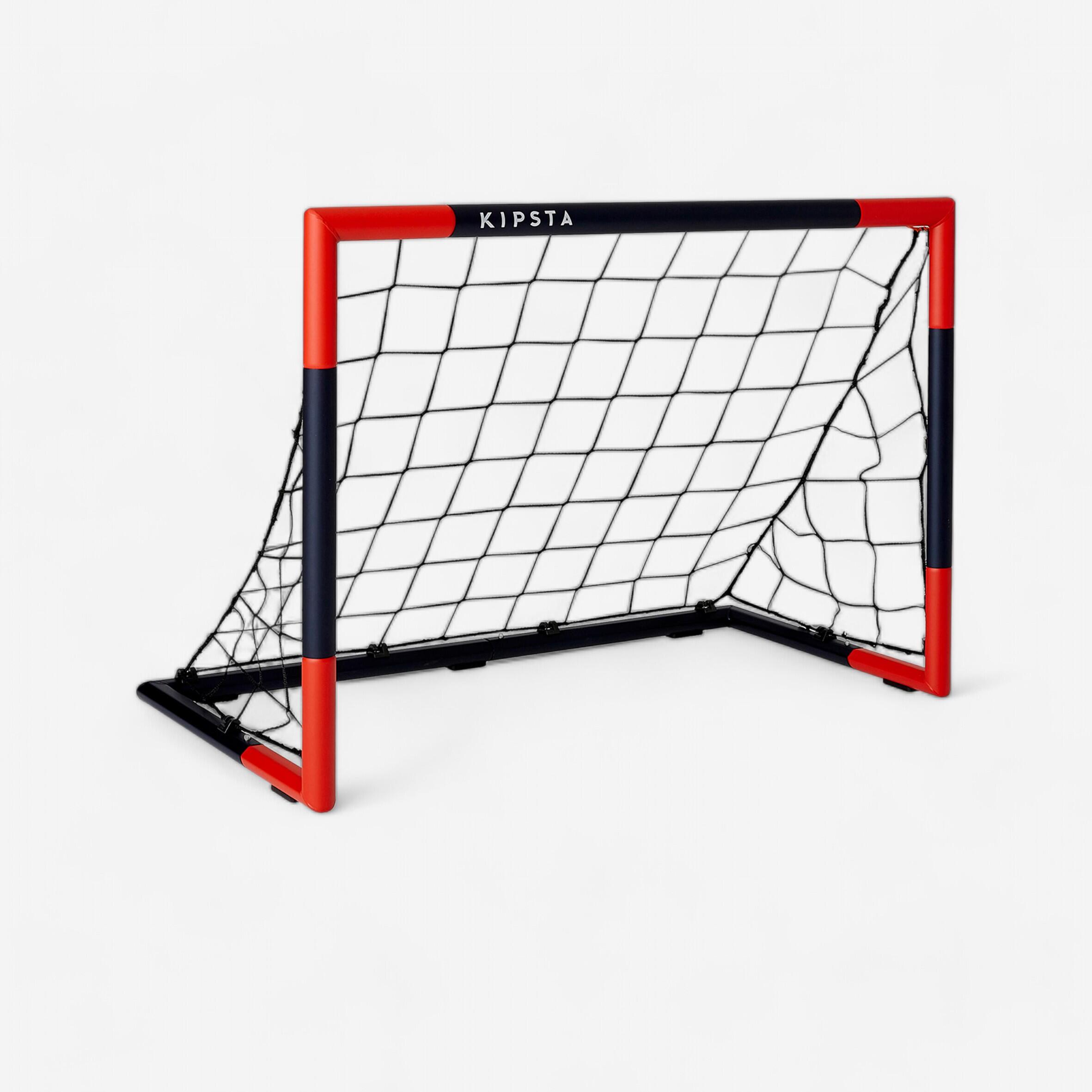 SG 500 Size 5 Football Goal - Navy/Vermilion Red 1/13