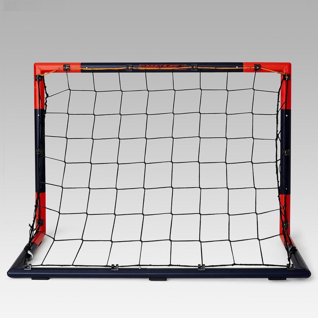 SG 500 Size 5 Football Goal - Navy/Vermilion Red