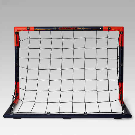 SG 500 Size 5 Football Goal - Navy/Vermilion Red