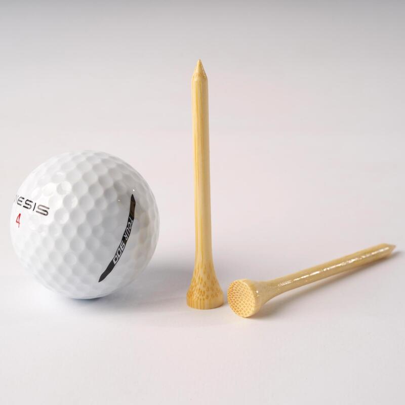 Golf-Tee Bambus 70 mm 100 Stück Inesis 900 