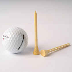 Tees bambú de golf x25 unidades 70mm  - Inesis 900