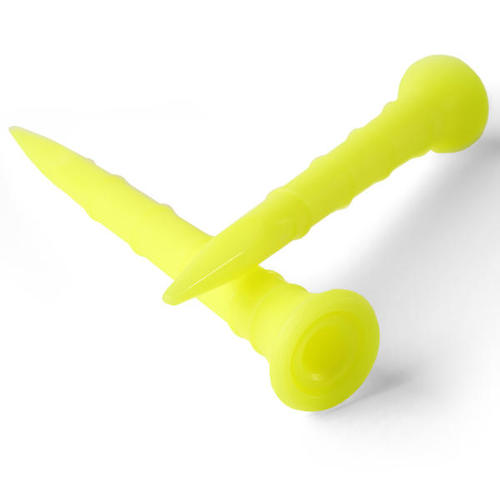 TEES GOLF x10 PLASTIQUE 70mm - INESIS 500 JAUNE