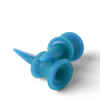 GOLF PLASTIC STEP TEES x10 12 mm - INESIS blue
