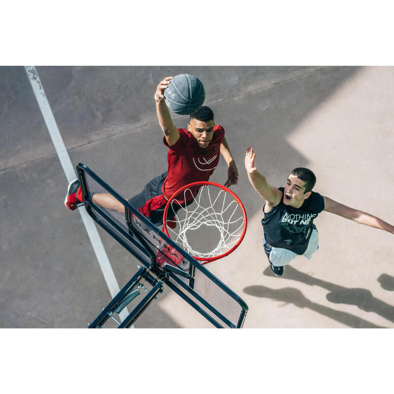 B700 Pro Kids'/Adult Basketball Hoop 2.4m to 3.05m. 7 playing heights.