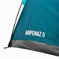 Abri de camping à arceaux - Arpenaz 0 compact - 1 adulte à 2 enfants