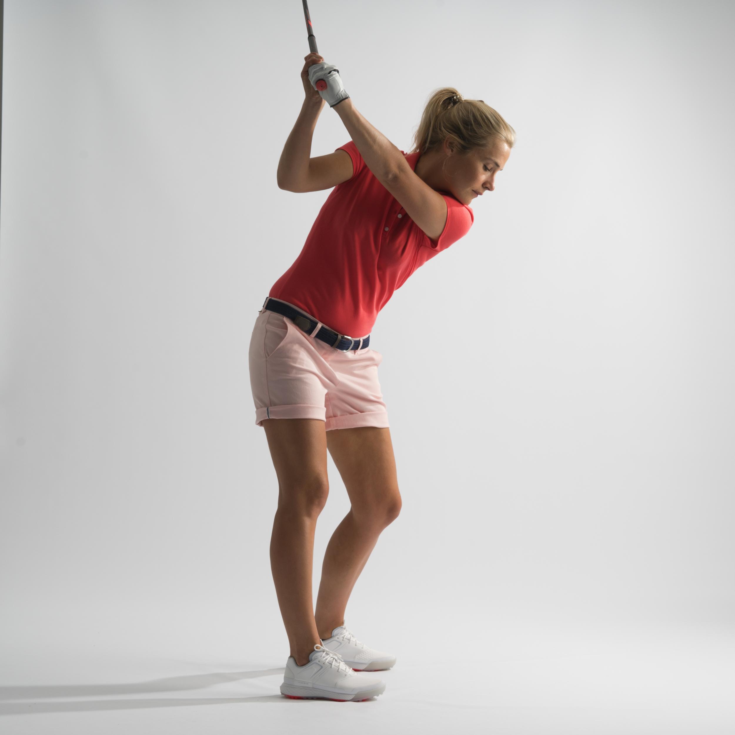 

Women's Golf Bermuda Shorts - Pale Pink -  By INESIS | Decathlon