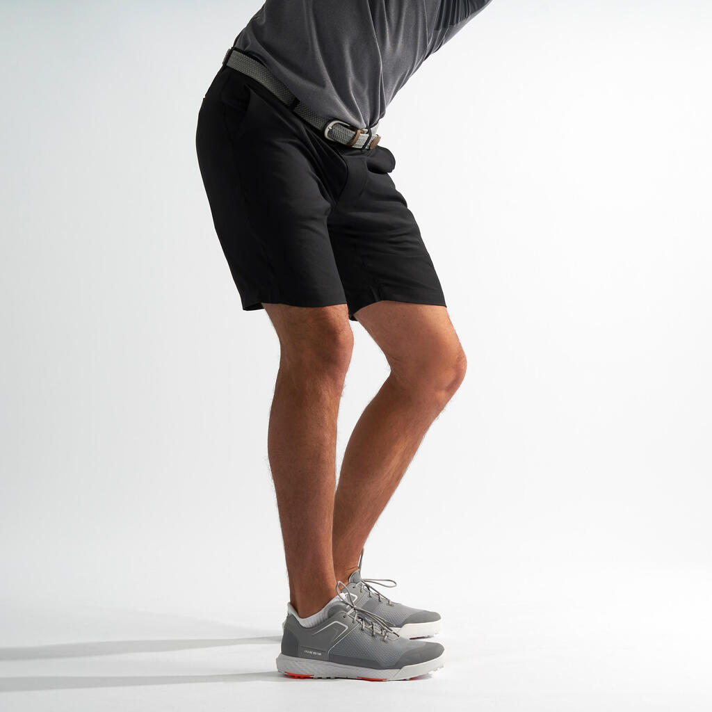 Golf Bermuda Shorts Herren stahlgrau