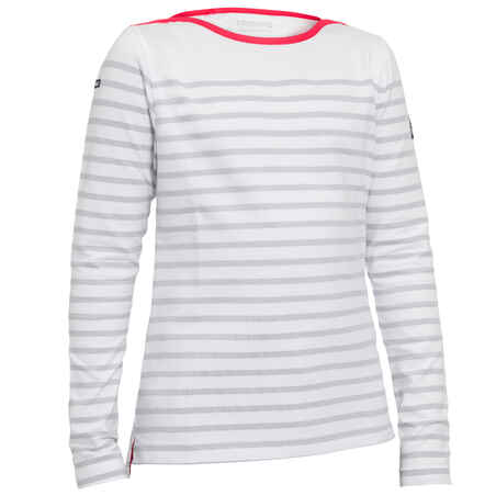 Girl’s Sailing Long sleeve T-shirt 100 - Grey