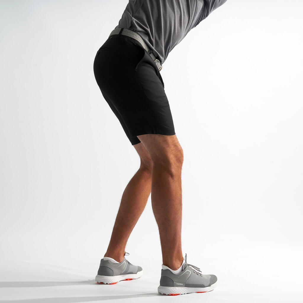 Golf Bermuda Shorts Herren stahlgrau
