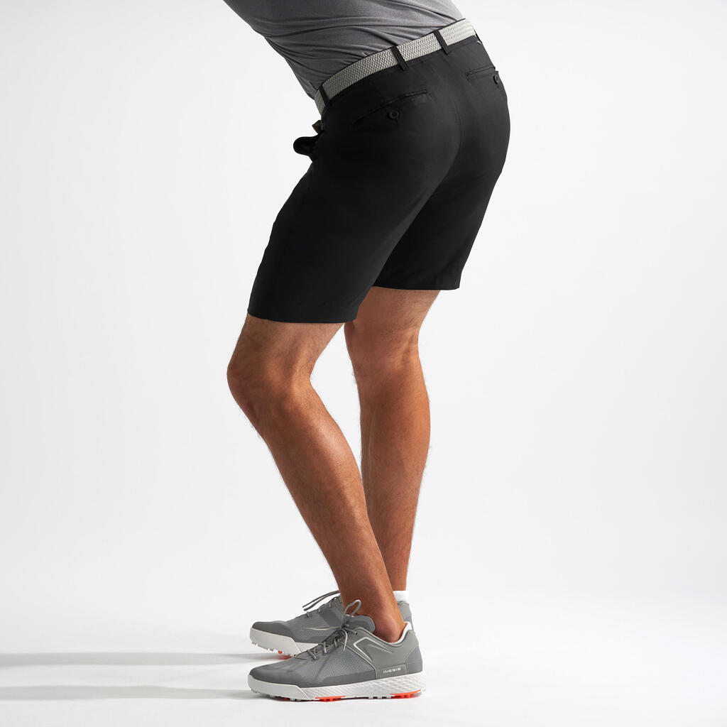 Golf Bermuda Shorts Herren stahlgrau