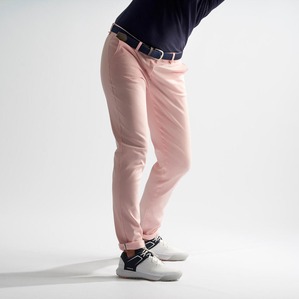 Damen Golfhose  - MW500 blassrosa