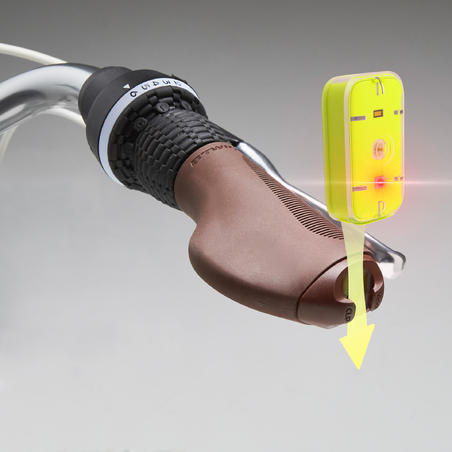 Міський велосипед Elops 520 з високою рамою - Хакі