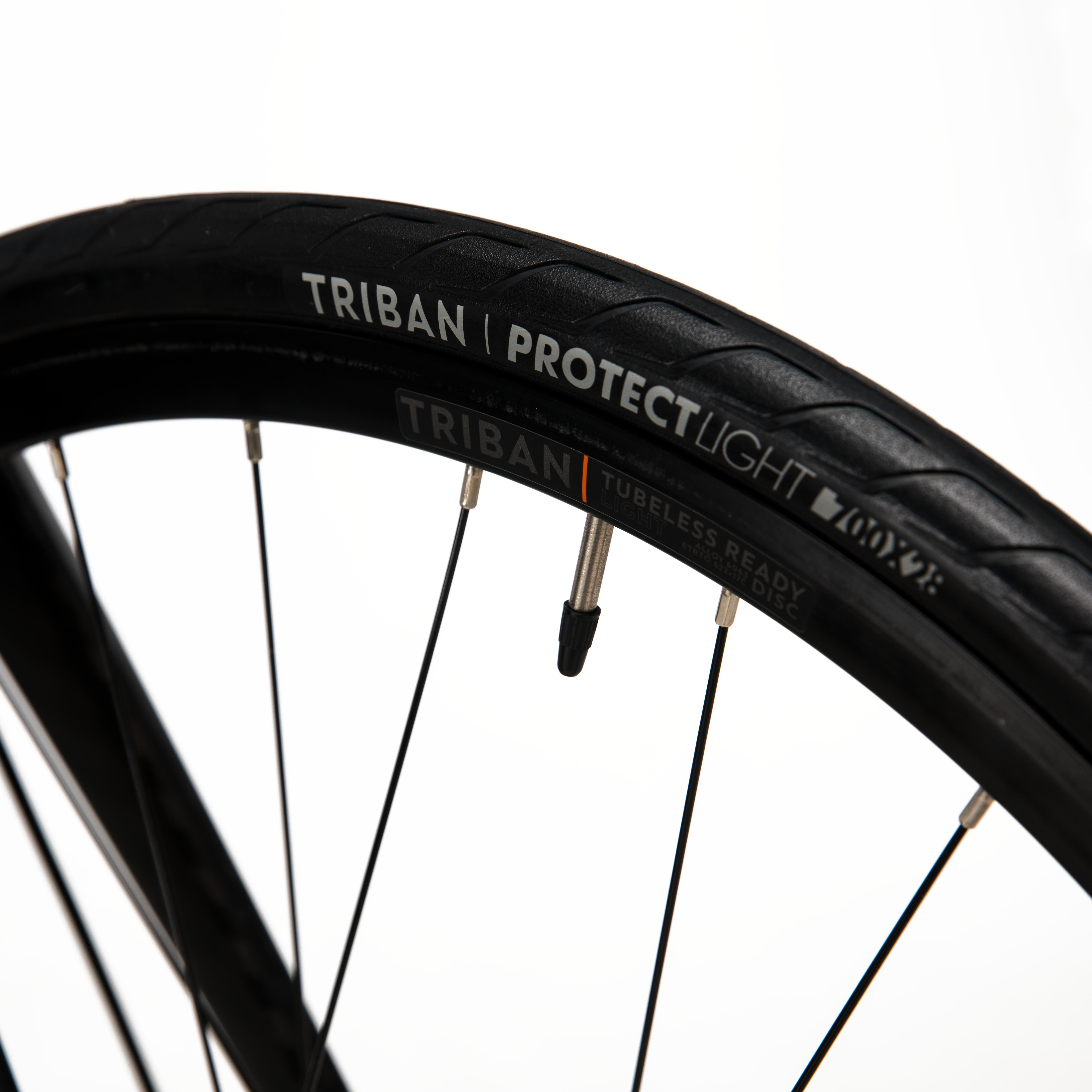 Triban RC 500 Disc Road Bike Sora Turqoise Blue