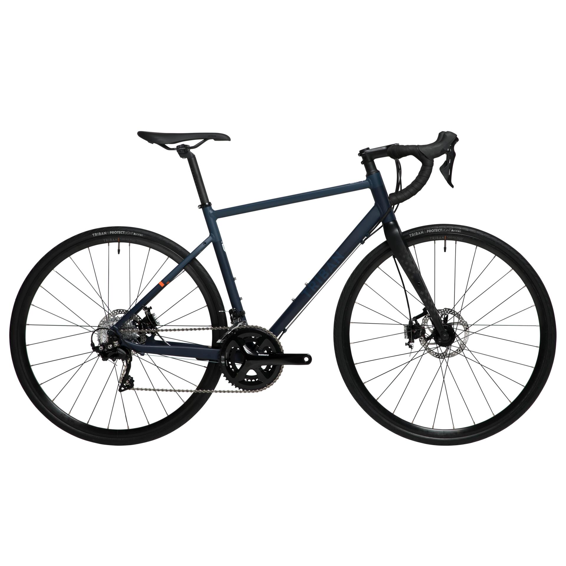 Triban RC 520 Disc Road Bike 105 Dark Blue