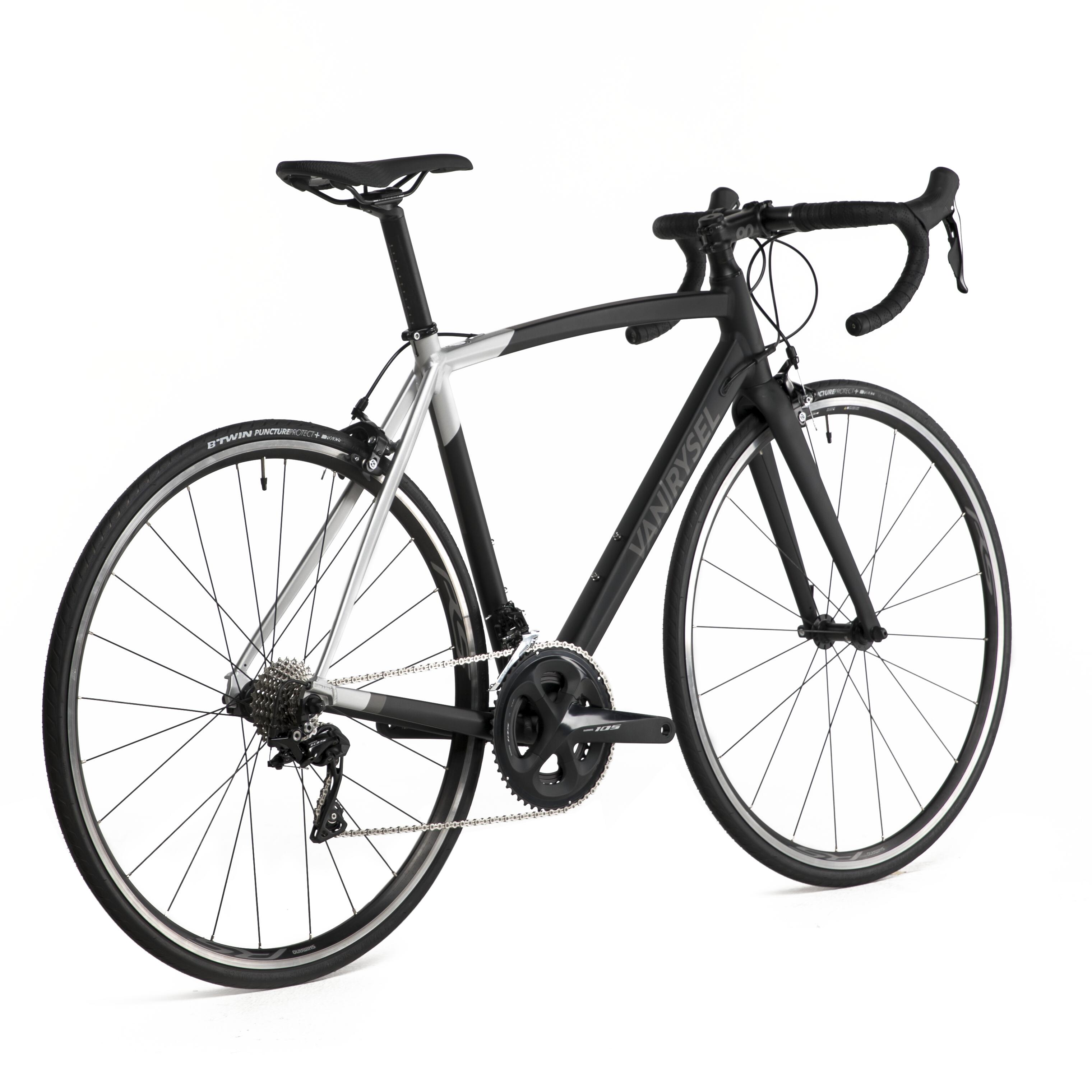 Van Rysel RCR900 AF Road Bike 105 11sp Black Grey