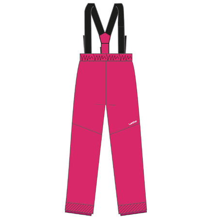 Дитячі штани 100 для лижного спорту - Рожеві