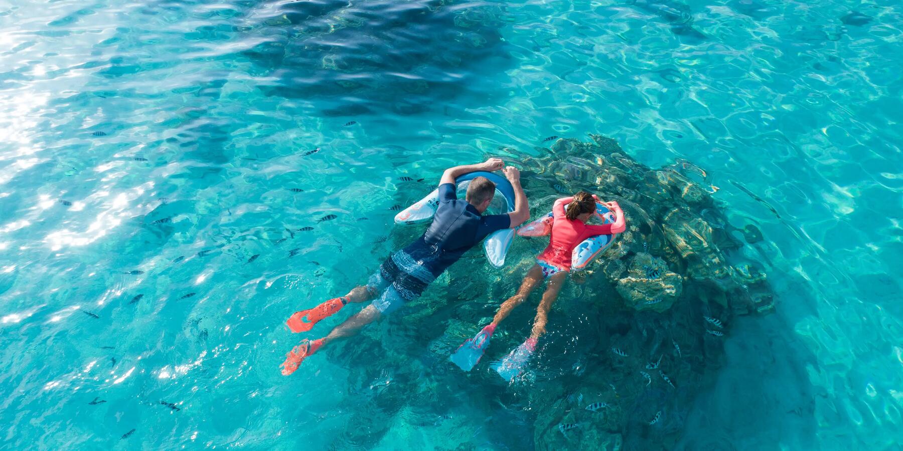 snorkeling en famille avec OLU