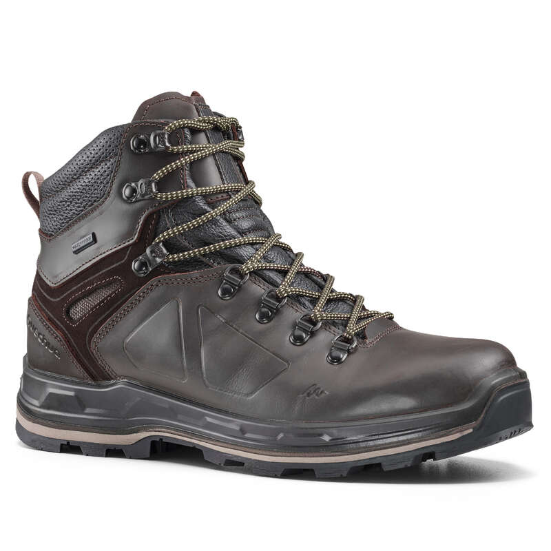 FORCLAZ Trek 500 Mens Waterproof Walking Boots - Brown...