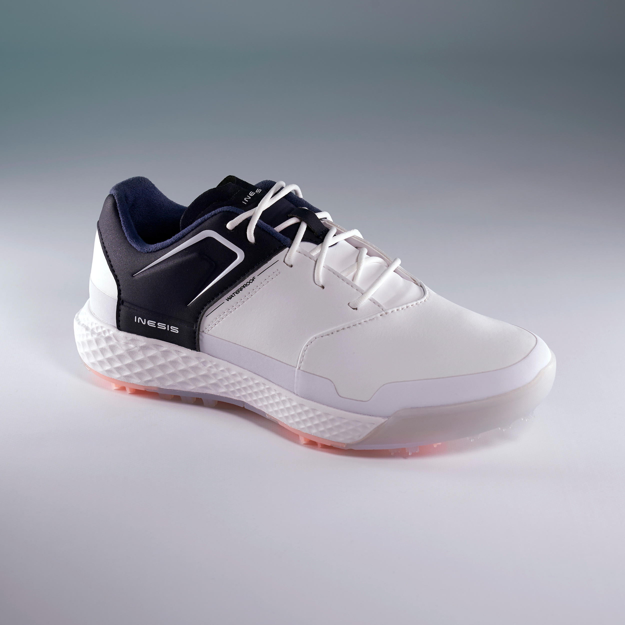 Chaussures golf Grip Waterproof Femme blanc