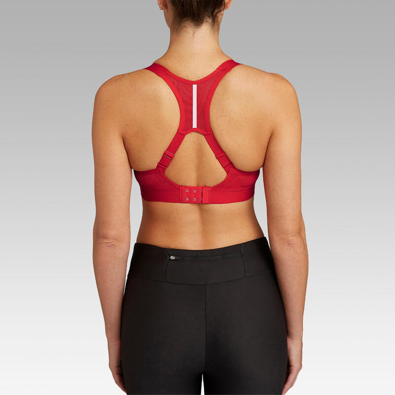 BRASSIERE DE RUNNING CONFORT
ROUGE ROSE CAMOUFLAGE