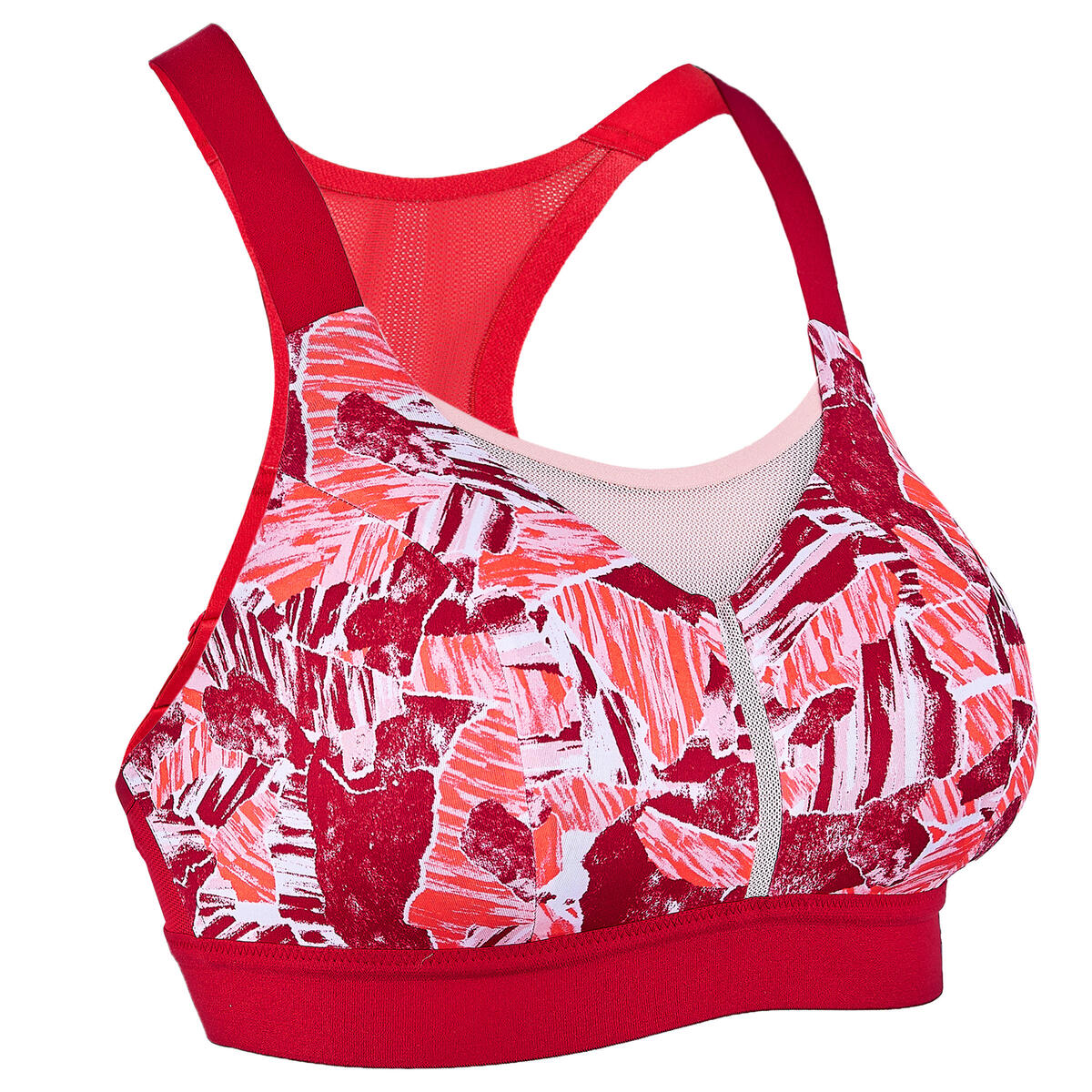 BRASSIERE DE RUNNING CONFORT
ROUGE ROSE CAMOUFLAGE