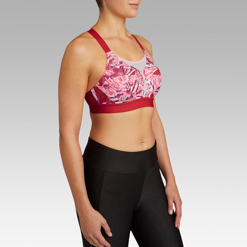 BRASSIERE DE RUNNING CONFORT
ROUGE ROSE CAMOUFLAGE