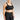 RUNNING SPORT BRA (LARGE) - BLACK WITH PINK CORAL