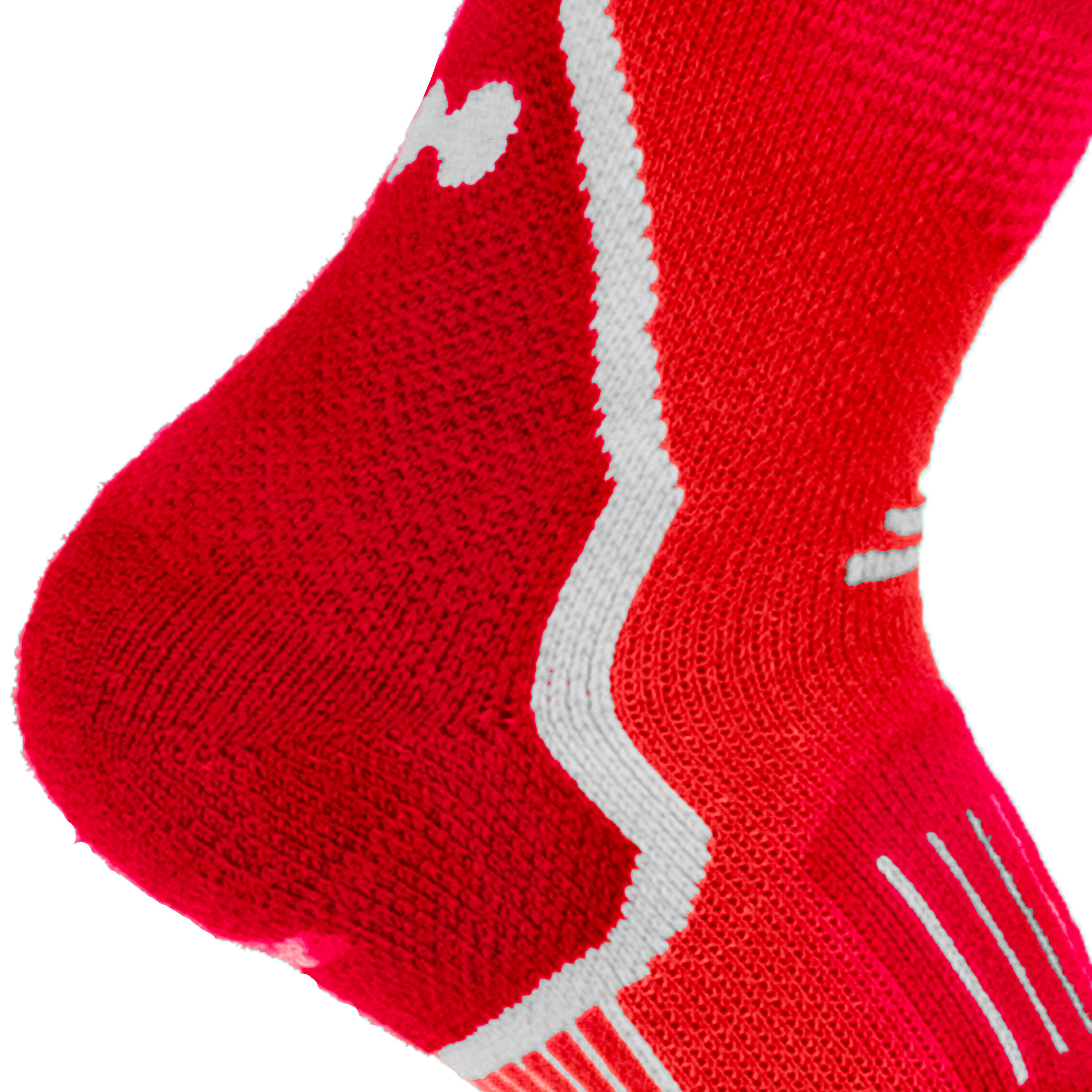 300 Children's Ski Socks - Red Maroon 4/7