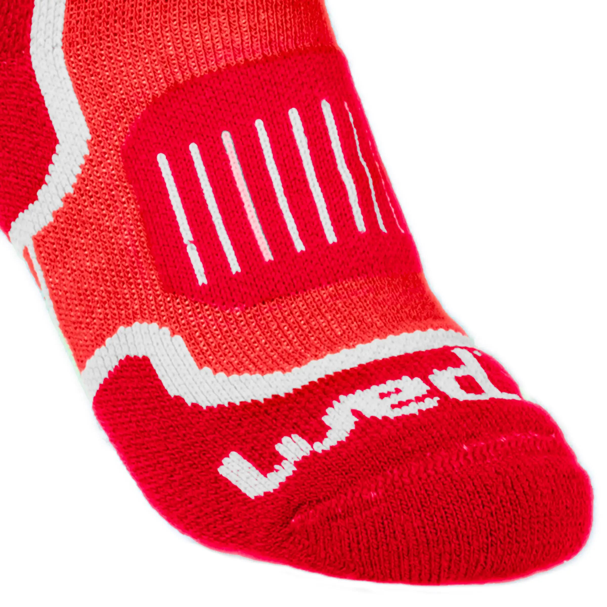 300 Children's Ski Socks - Red Maroon 7/7