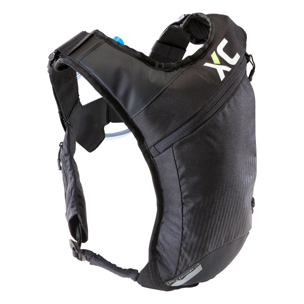 Maleta de hidratación ciclismo mtb XC liviana 2.5L/2L Rockrider - negro