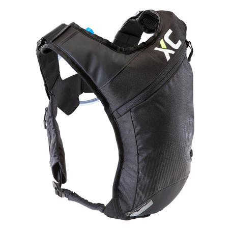 Рюкзак Lite з питною системою для крос-кантрі на гірському велосипеді - Чорний