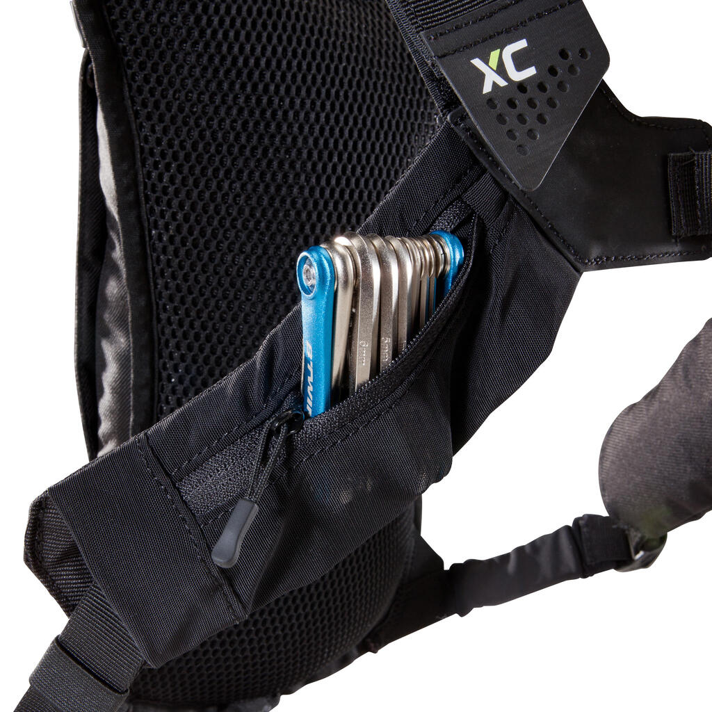 Mountain Bike Hydration Backpack XC Light 2.5L/2L Water - Black