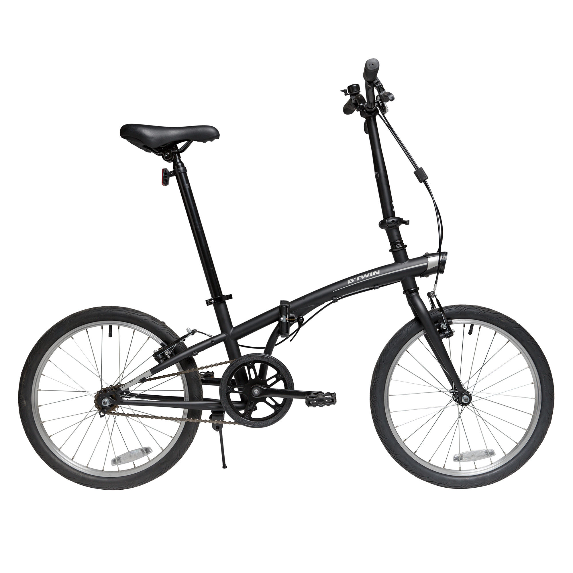 20" Folding Bike Tilt 100 Single Speed - Black