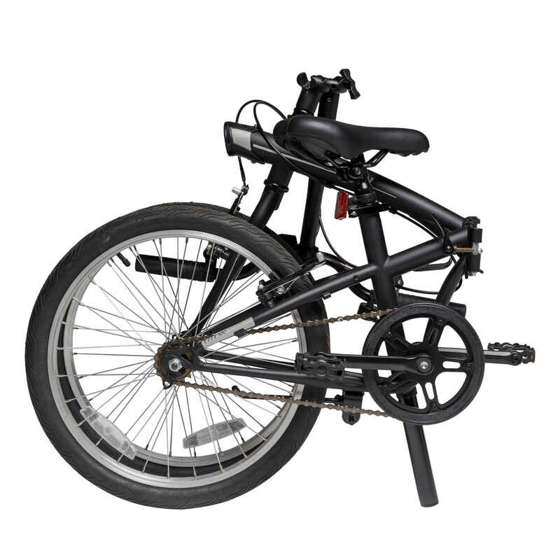 Bicicleta plegable rodada 20 negro tltl 100