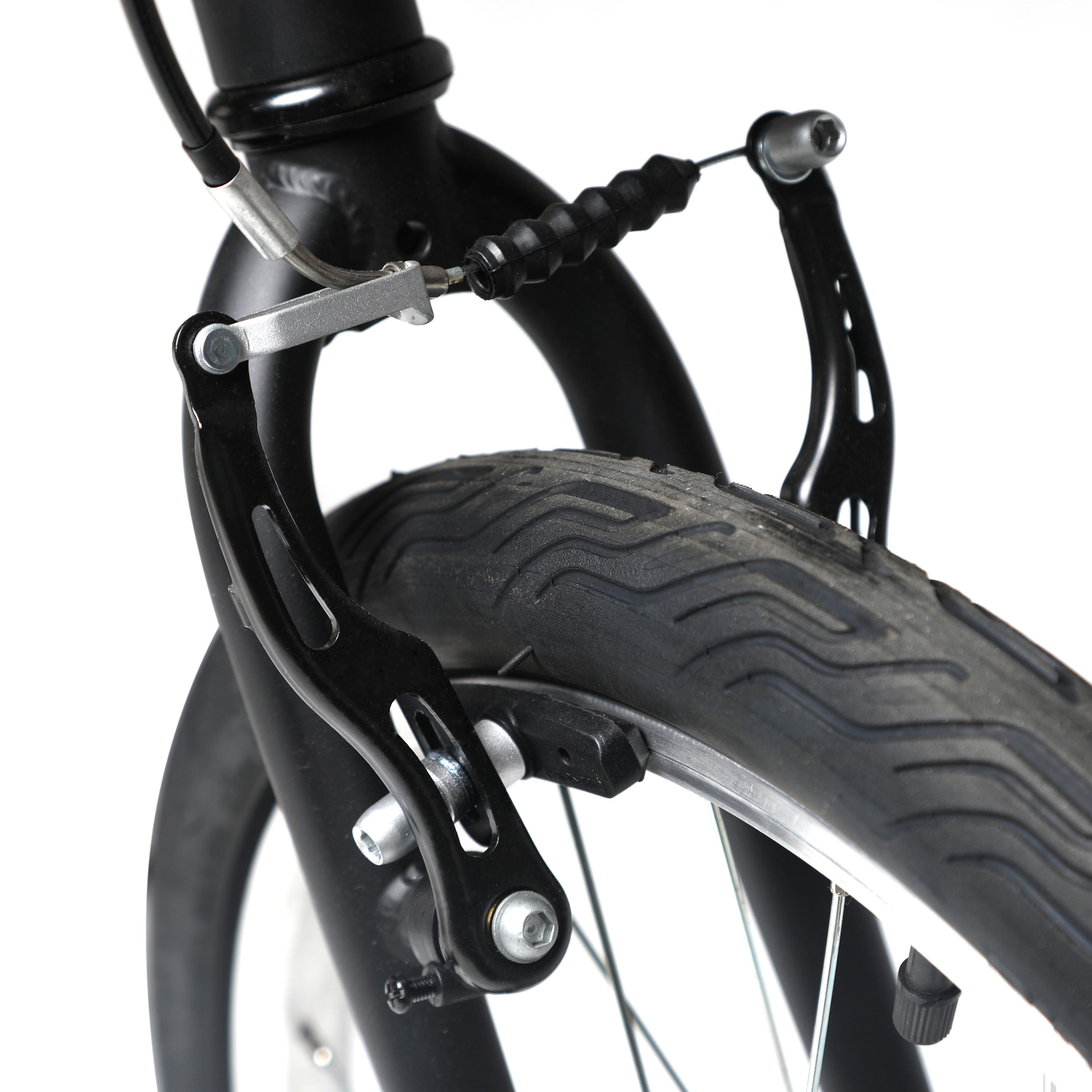 Folding Bike Tilt 100 20in Single Speed Black