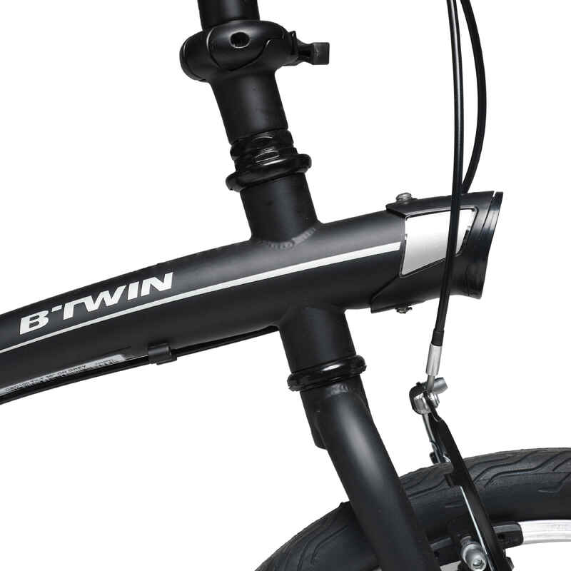 Bicicleta plegable rodada 20 negro tltl 100