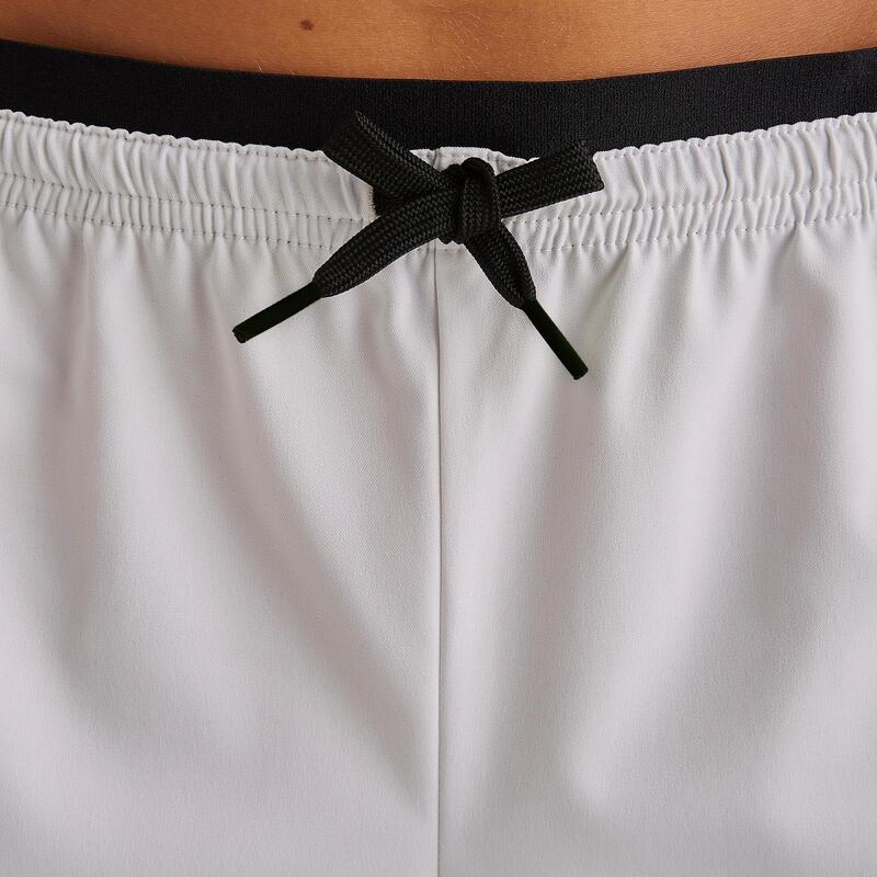 Pantalón Corto de Fútbol  F500 Mujer Blanco