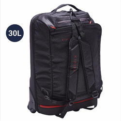 Sac à roulettes trolley Intensif 30 litres noir rouge
