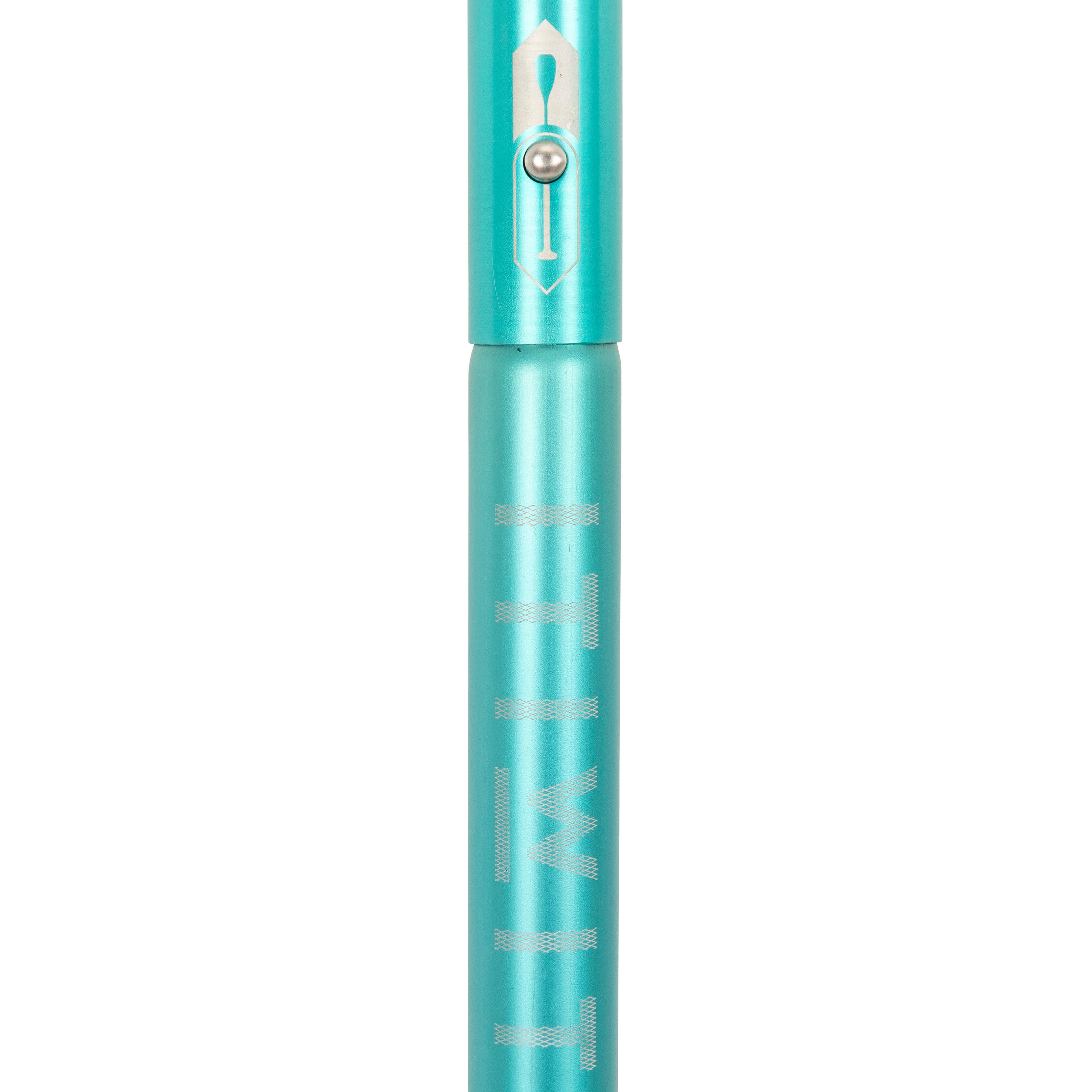 PAGAIE DE STAND UP PADDLE 100 DEMONTABLE REGLABLE 170-220 CM VERTE 3 PARTIES 8/10