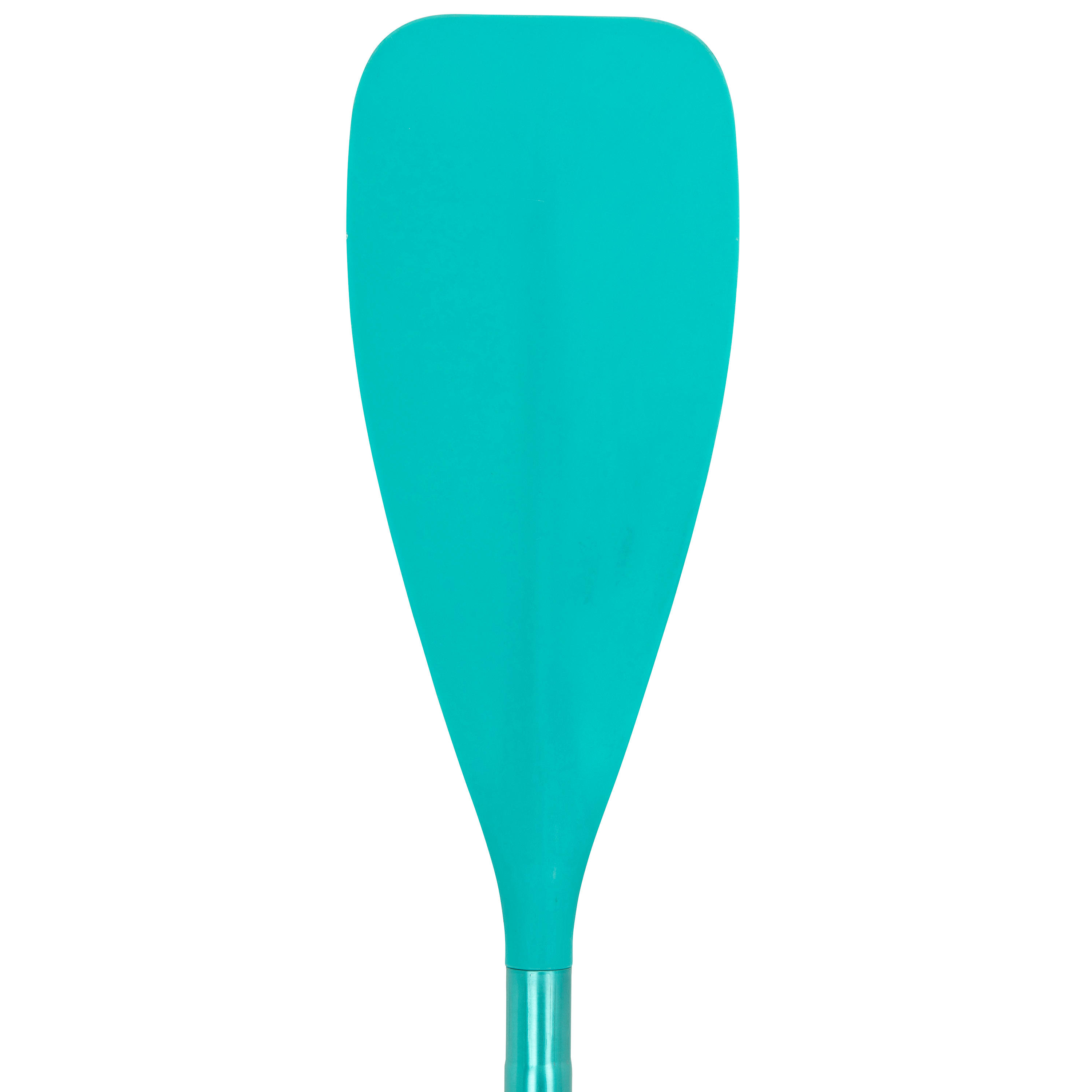 PAGAIE DE STAND UP PADDLE 100 DEMONTABLE REGLABLE 170-220 CM VERTE 3 PARTIES 9/10