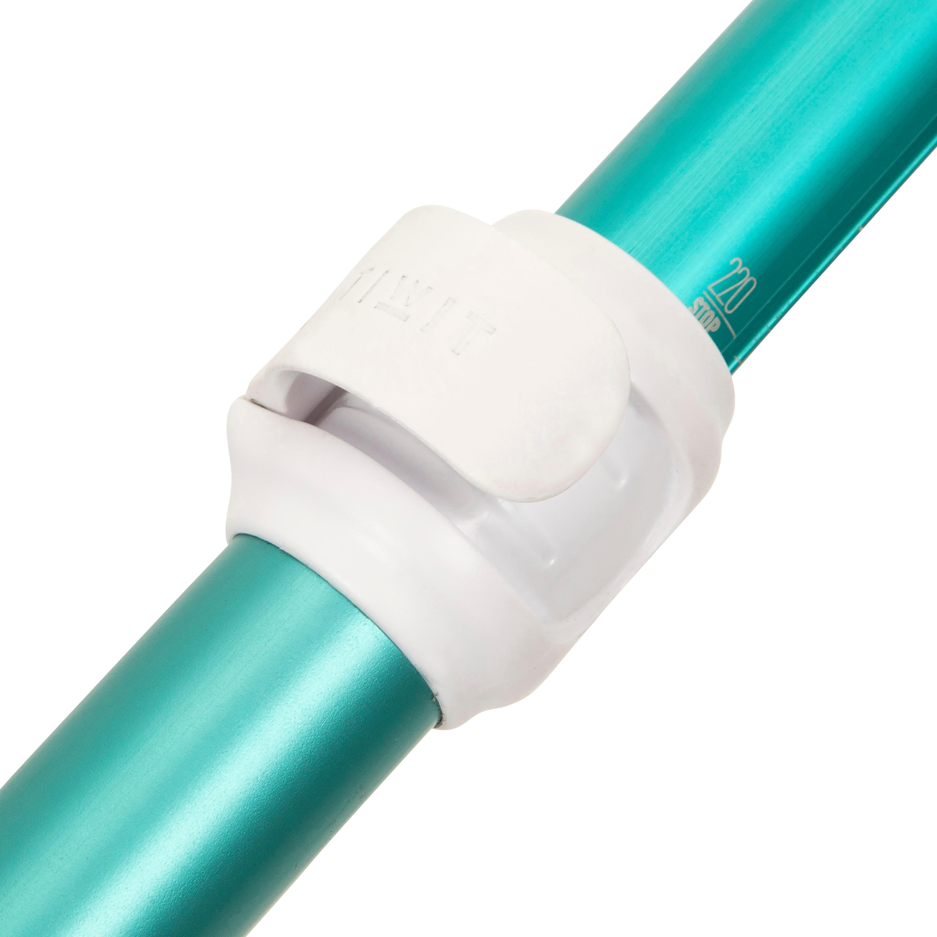 PAGAIE DE STAND UP PADDLE 100 DEMONTABLE REGLABLE 170-220 CM VERTE 3 PARTIES 6/10