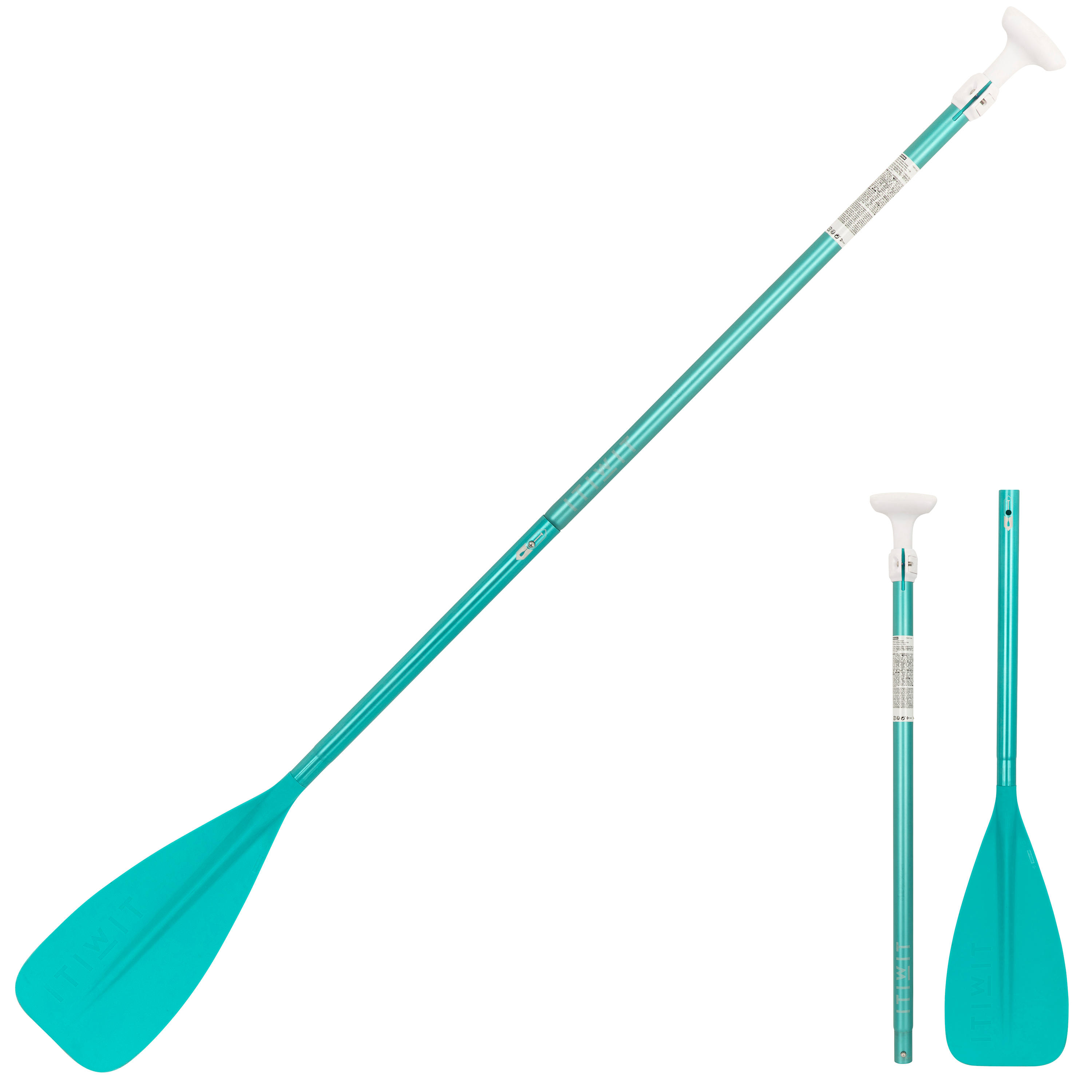 ITIWIT Paddle Collapsible and adjustable 3-part stand-up paddle (170-220 cm green)