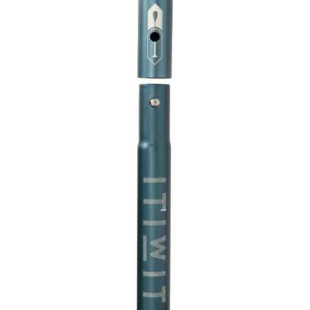 Sudedamas irklentės irklas, 3 dalių, reguliuojamo ilgio (170–220 cm), mėlynas