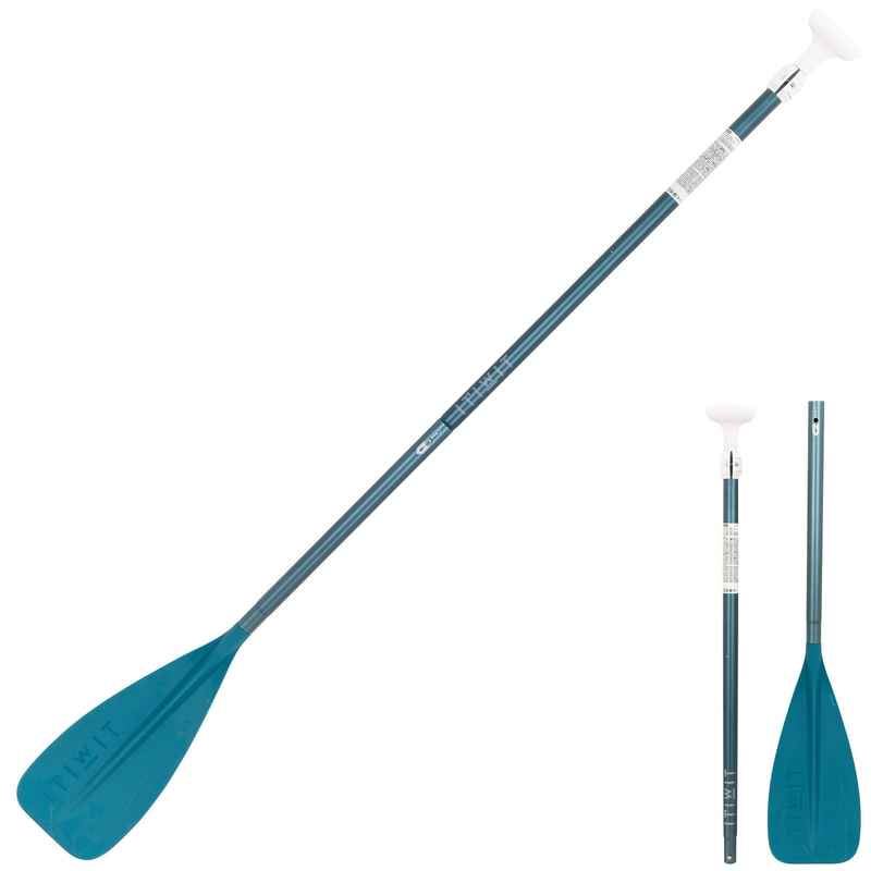 SUP-Paddel Stand-Up-Paddel zerlegbar/verstellbar 3-teilig 170–220 cm - 100 blau Medien 1